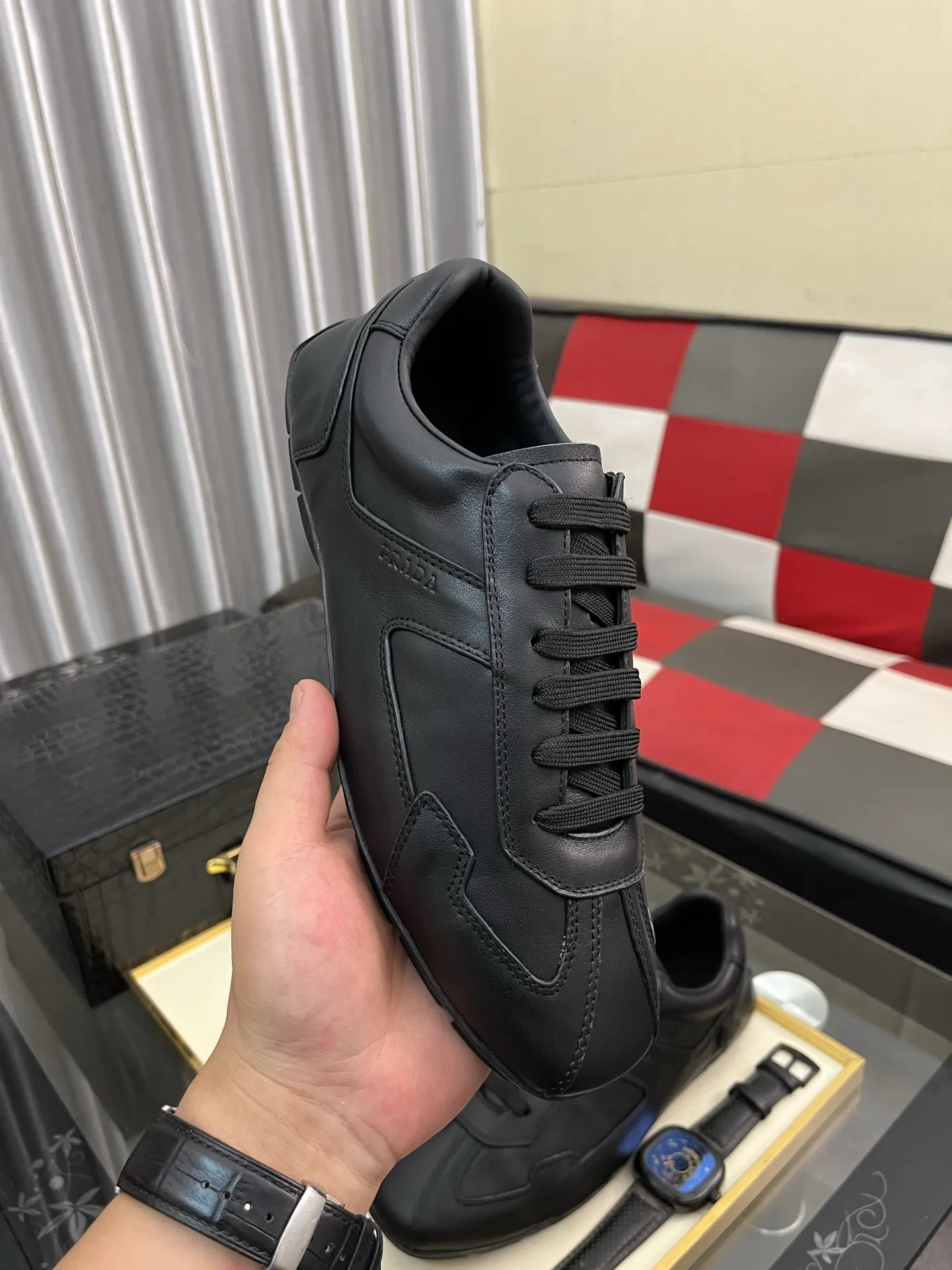 Men's men's shoes 💰458⌚️⌚️prada: New casual shoes for spring and summer, sports sneakers, fabric: imported cowhide, lining: original lining, sole: original sole, size: 38-443️⃣colors available